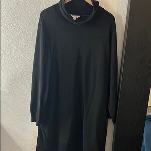 Terra & Sky Black Sweater Dress